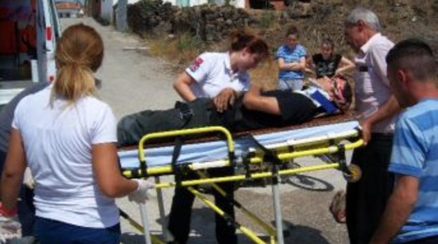 Kula'da Motosiklet Kazası: 1 Yaralı