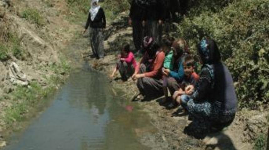 K&ouml;yl&uuml;ler Hayvanlarla Aynı Suyu İ&ccedil;iyor