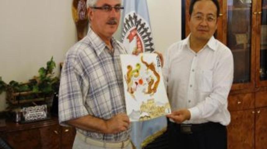 &Ccedil;inli Başkan&rsquo;dan &Ccedil;ağlayan&rsquo;a Ziyaret