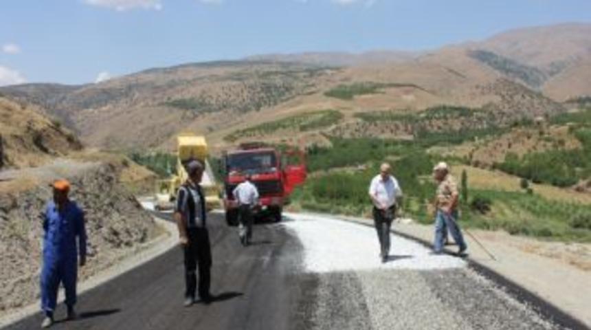 Kubbe Dağına Alternatif Yolun P&uuml;t&uuml;rge Kısmı Asfaltlandı