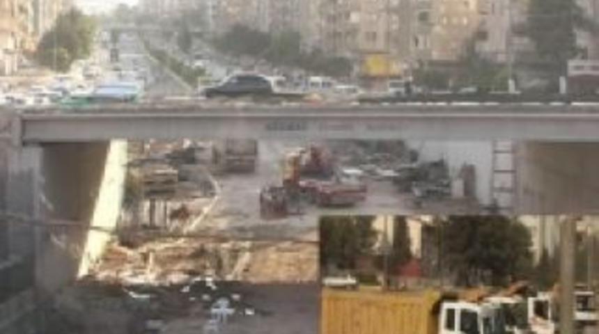 Abide Kavşak&rsquo;ta &ccedil;alışmalar durdu