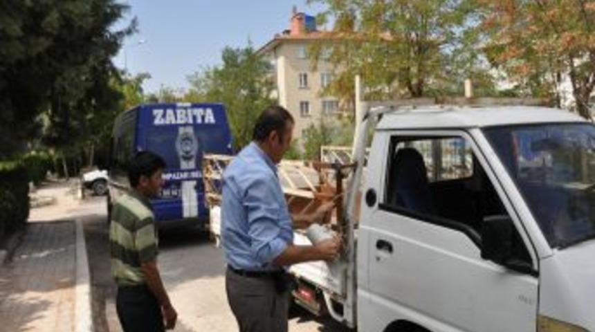 Zabıtadan Megafonlu Hurdacılara Operasyon
