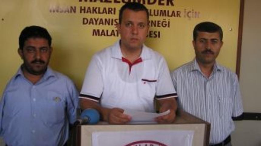 Mazlum-der Malatya Şube Y&ouml;neticisi Abdullah Demirel: