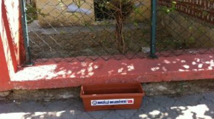 Nazilli&rsquo;de Hayvanlar İ&ccedil;in 40 Adet Su Kabı Sokaklarda