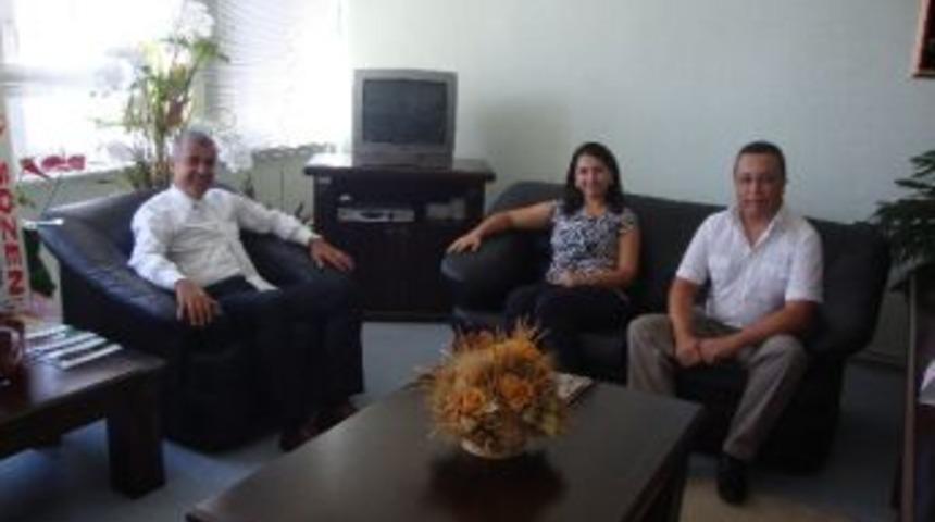 Başkan S&ouml;zen'den Myo M&uuml;d&uuml;r&uuml; Sert'e Ziyaret