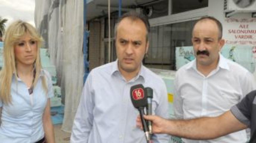 İnegöl'de Cephe Çalışması Başladı