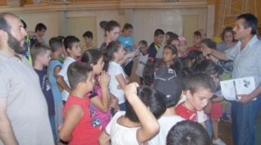 Tekirdağ'da &Ccedil;ocuklar &ldquo;sporda Değerler&rdquo; Konusunda Bilgilendirildi