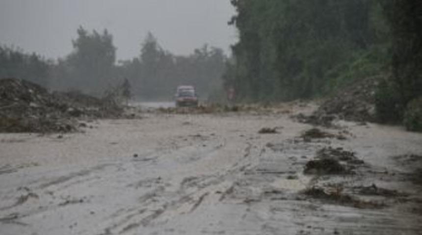 Bafra'da Yoğun Yağmur