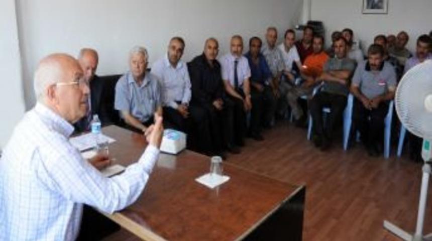 Başkan Yaşar, Otob&uuml;s Sanayi Sitesini Gezdi