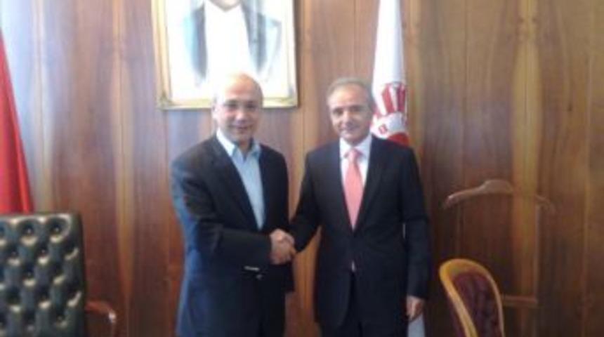 Karaman'ın Yeni Sgk İl M&uuml;d&uuml;r&uuml; Akdere'den Milletvekili Elvan'a Ziyaret