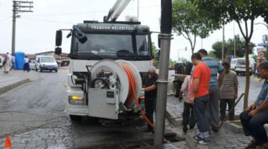 Trabzon Belediyesi Olası Yağmura Karşı Tedbir Alıyor