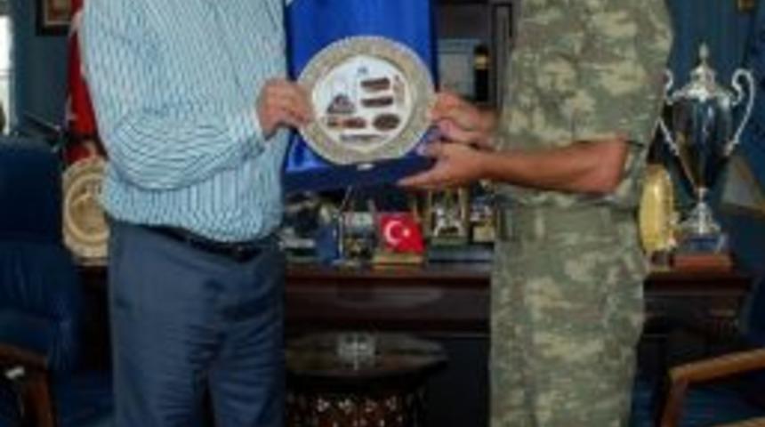 Tugay Komutanı Tuğgeneral G&uuml;nbatar&rsquo;dan Veda Ziyareti