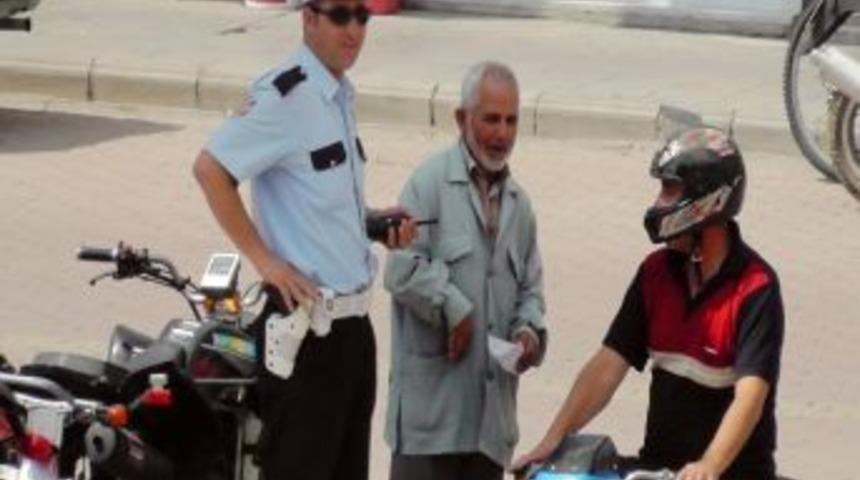 Beyşehir&rsquo;de Kasksız Motosiklet S&uuml;r&uuml;c&uuml;lerine Sıkı Takip