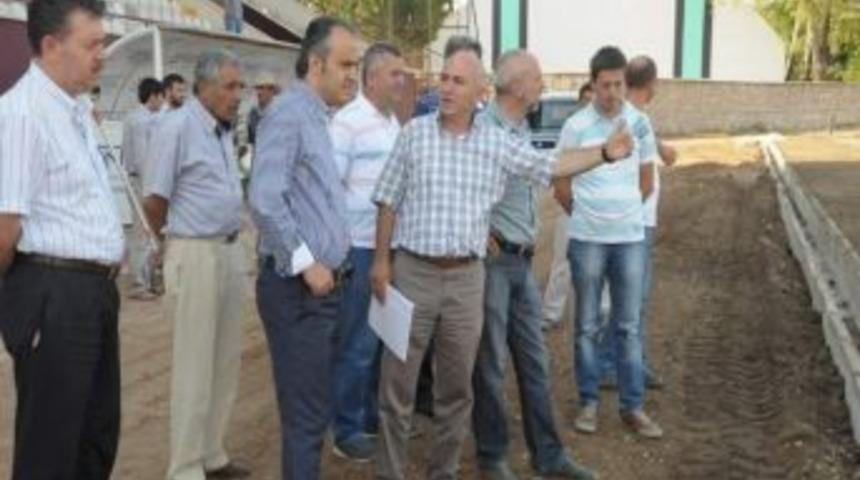 İnegöl Stadyumundaki Çalışmalar Hız Kesmeden Devam Ediyor