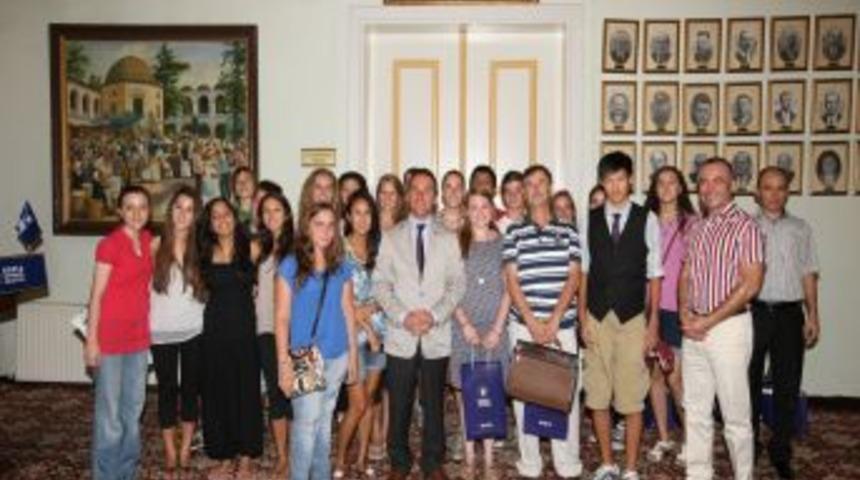 ABD'li &Ouml;ğrenciler Bursa'ya Hayran Kaldı