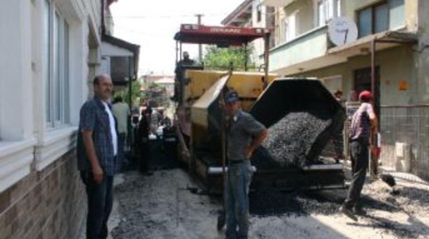 Yağcılar Mahallesinin Asfalt &Ccedil;alışması Bitiyor