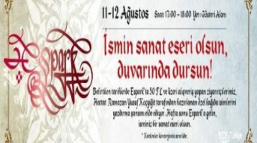 Hat Sanat&ccedil;ısı Yusuf Ko&ccedil;yiğit Espark'ta