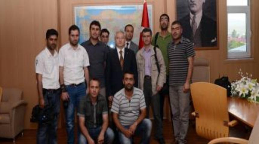 Vali Tekmen, Ardahan&rsquo;a Veda Etti