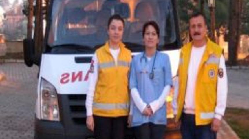 Uşak&rsquo;taki 112 Ekipleri 2012 Yılının İlk 7 Ayında 10 Bin 875 Hastayı Taşıdı