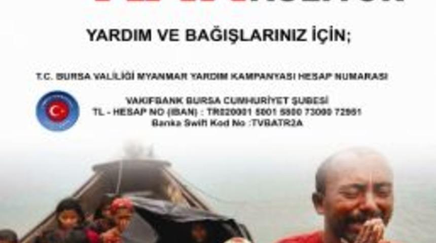 İnegöl Belediyesi Arakan İçin Sessiz Kalmadı