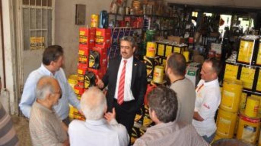 Başkan Alıcık, Sanayi Esnafını Ziyaret Etti