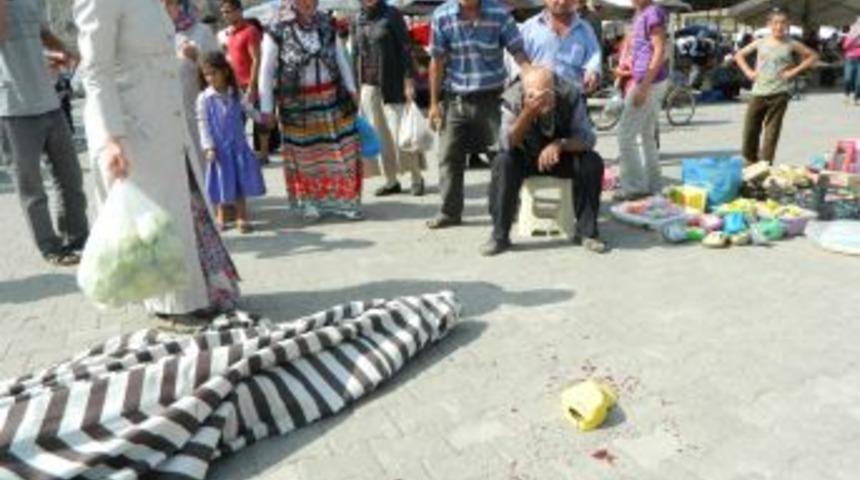 Osmancık'ta fırtına, pazarda kan akıttı