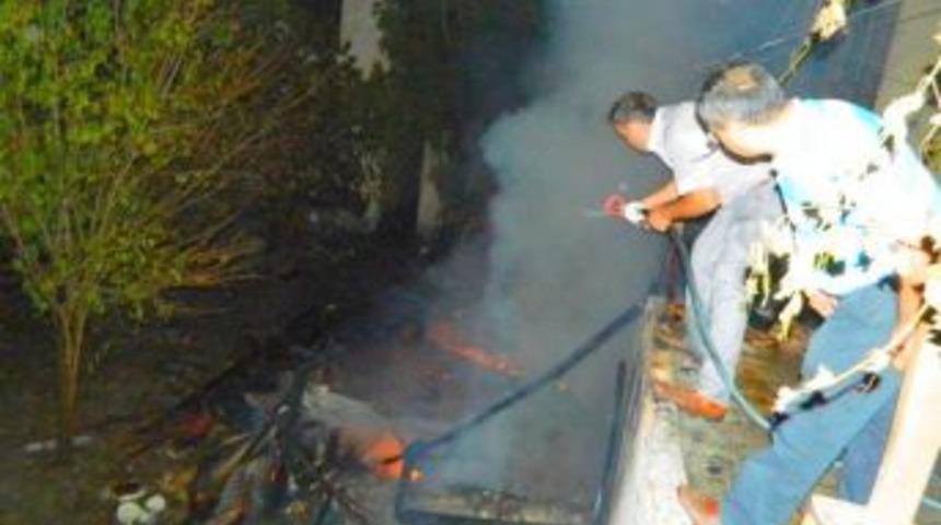 Osmancık'ta yangın, faciaya  sebep oluyordu