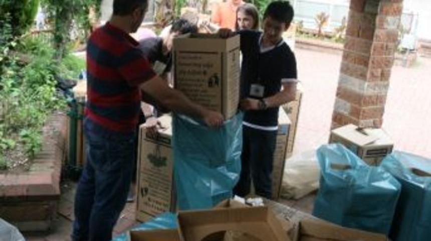 &Ccedil;ayeli&rsquo;nde Plastik Kapak Toplama Kampanyası