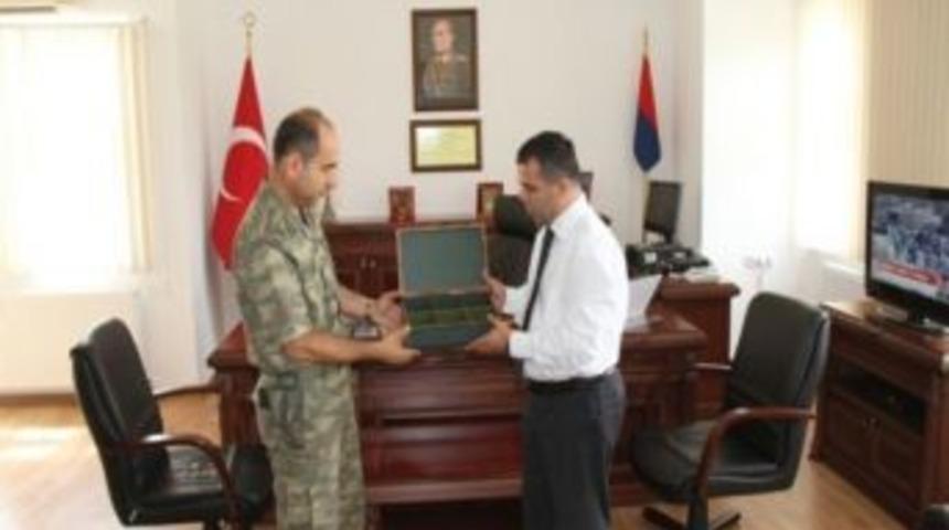 Başkan Aksoy, Albay Ulukaya&rsquo;yı Ziyaret Etti