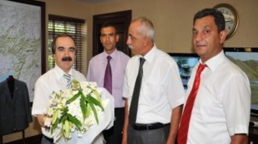 Taksicilerden Vali Coş&rsquo;a Teşekk&uuml;r Ziyareti