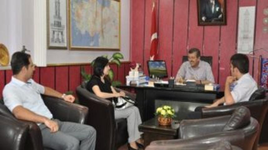 Yeni Atanan Hakim Ve Savcı&rsquo;dan Başkan Baş&rsquo;a Ziyaret