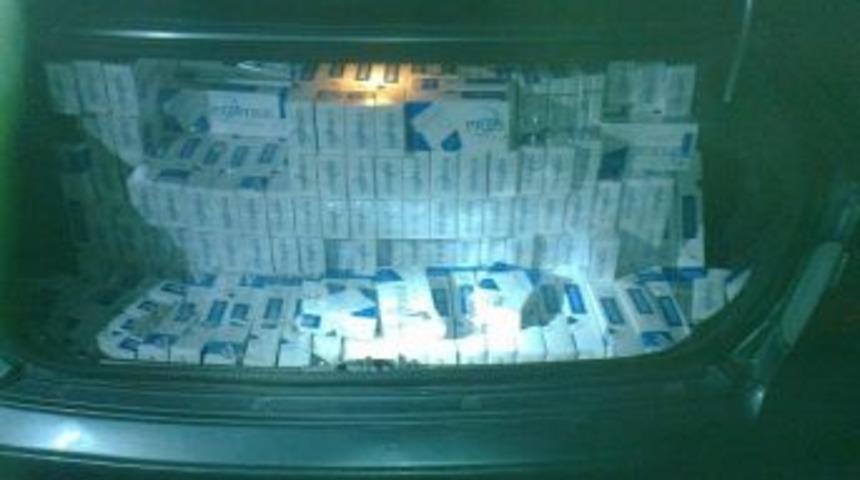 K&ouml;pr&uuml;k&ouml;y&rsquo;de 115 Bin 350 Paket Ka&ccedil;ak Sigara Ele Ge&ccedil;irildi