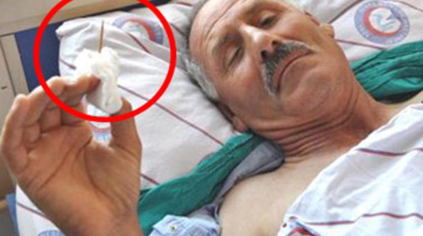 Karnından 5 santimlik k&uuml;rdan &ccedil;ıktı