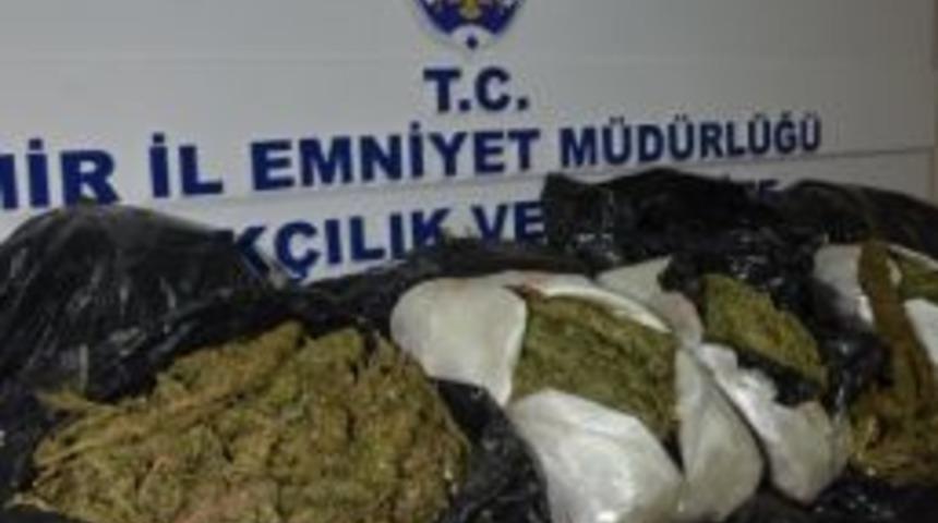 İzmir'de Esrar Operasyonu
