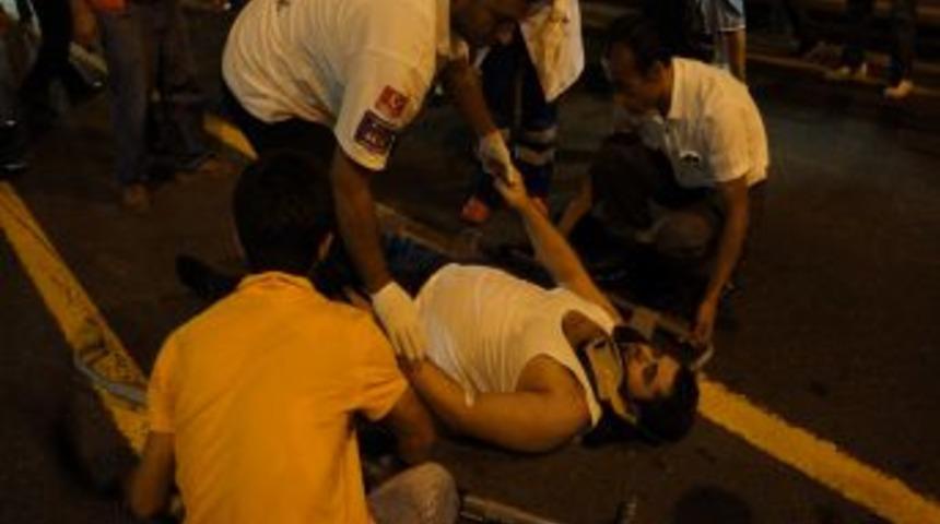 Takla Atan Ara&ccedil; Metrob&uuml;s Yoluna Girdi