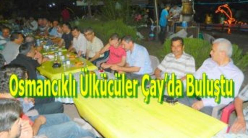 Osmancıklı &Uuml;lk&uuml;c&uuml;ler &Ccedil;ay'da buluştu