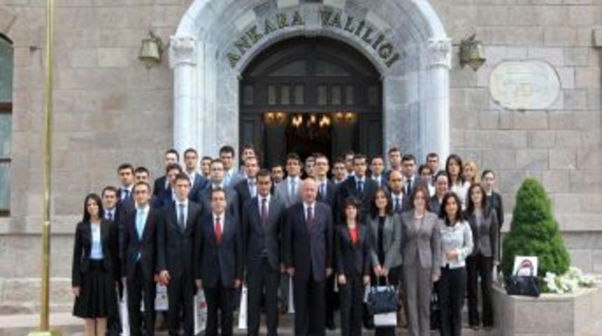 Vali Y&uuml;ksel, Idar&icirc; Yargı Hakim Adaylarını Kabul Etti