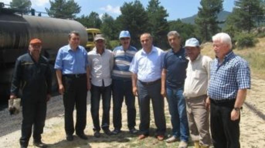 Emet Yenice&rsquo;de Asfalt &Ccedil;alışması