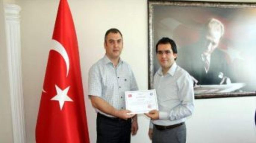 Selim Kaymakamı&rsquo;ndan Sydv M&uuml;d&uuml;r&uuml;&rsquo;ne Başarı Belgesi