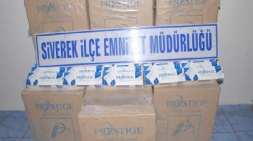 Siverek&rsquo;te 4 Bin 500 Paket Ka&ccedil;ak Sigara Ele Ge&ccedil;irildi