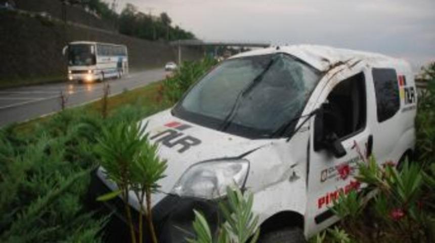 İftara Yetişmek İsterken 30 Metre Takla Attı