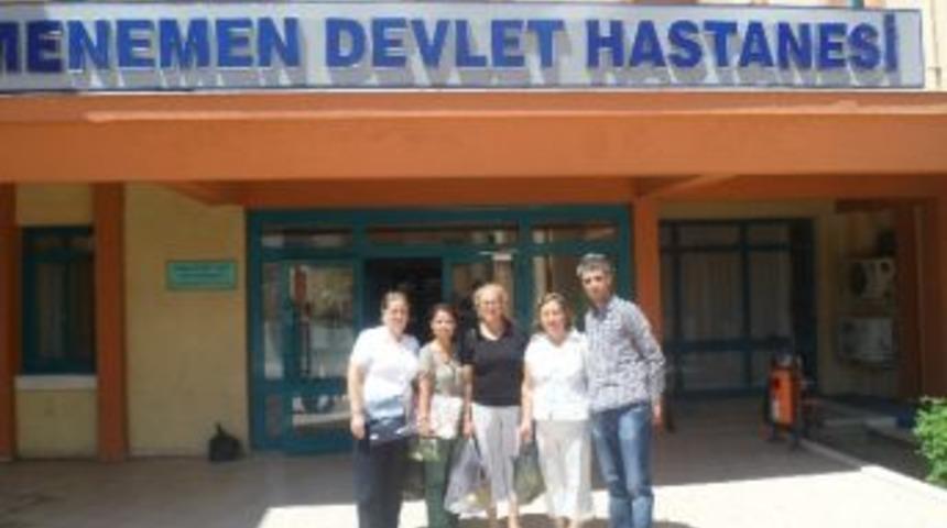 Chp&rsquo;li Kadınlardan Bayram &Ouml;ncesi Hastane Ziyareti