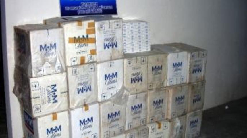 Malatya'da 14 Bin Paket Ka&ccedil;ak Sigara Ele Ge&ccedil;irildi