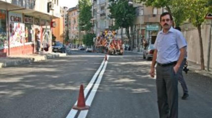 Sungurlu&rsquo;da Yol &Ccedil;izgi &Ccedil;alışmaları