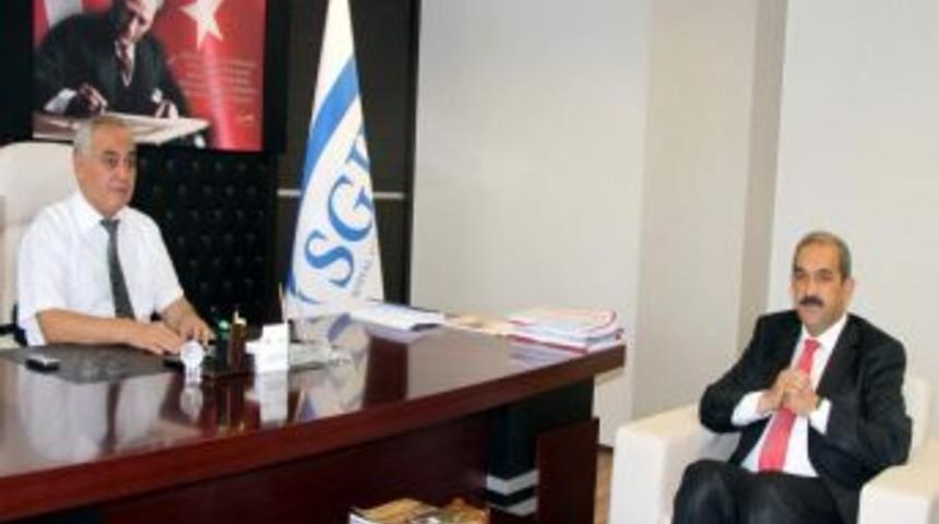 Doğan &Uuml;rg&uuml;p Sgk İl M&uuml;d&uuml;rl&uuml;ğ&uuml;&rsquo;n&uuml; Ziyaret Etti