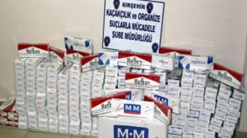 Kırşehir&rsquo;de 2 Bin 840 Paket Ka&ccedil;ak Sigara Ele Ge&ccedil;irildi