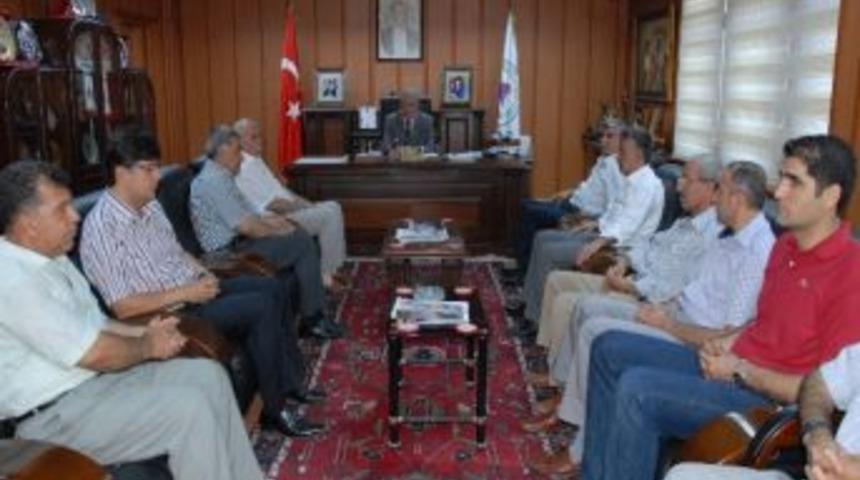 Vali Sodan&rsquo;dan Başkan B&uuml;y&uuml;kaslan&rsquo;a Veda Ziyareti