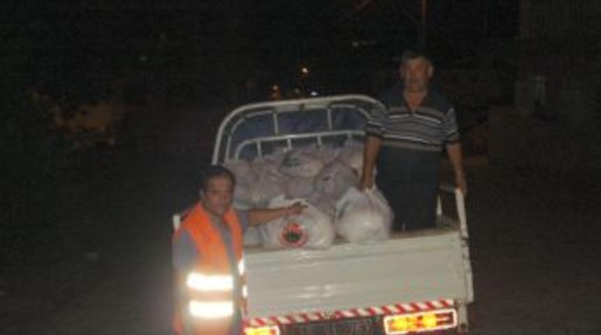 Tekkek&ouml;y&rsquo;de Ramazan Yardımları