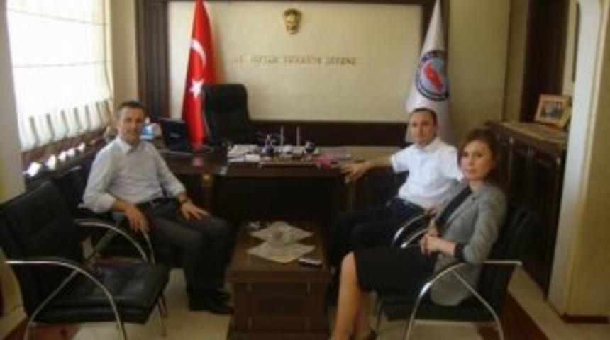 Kaymakamlardan Veda Ziyareti