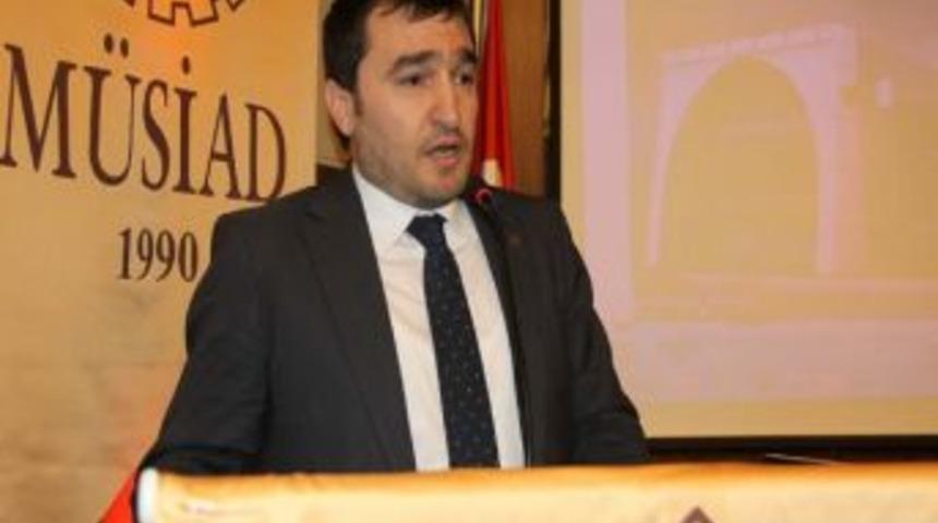 M&uuml;siad İneg&ouml;l Şubesi Başkanı Ahmet G&uuml;le&ccedil;: